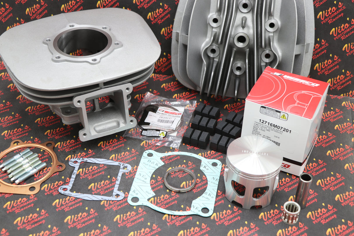 Vito's 240cc BLASTER BIG BORE KIT 72.00 cylinder gaskets jets + WISECO PISTON