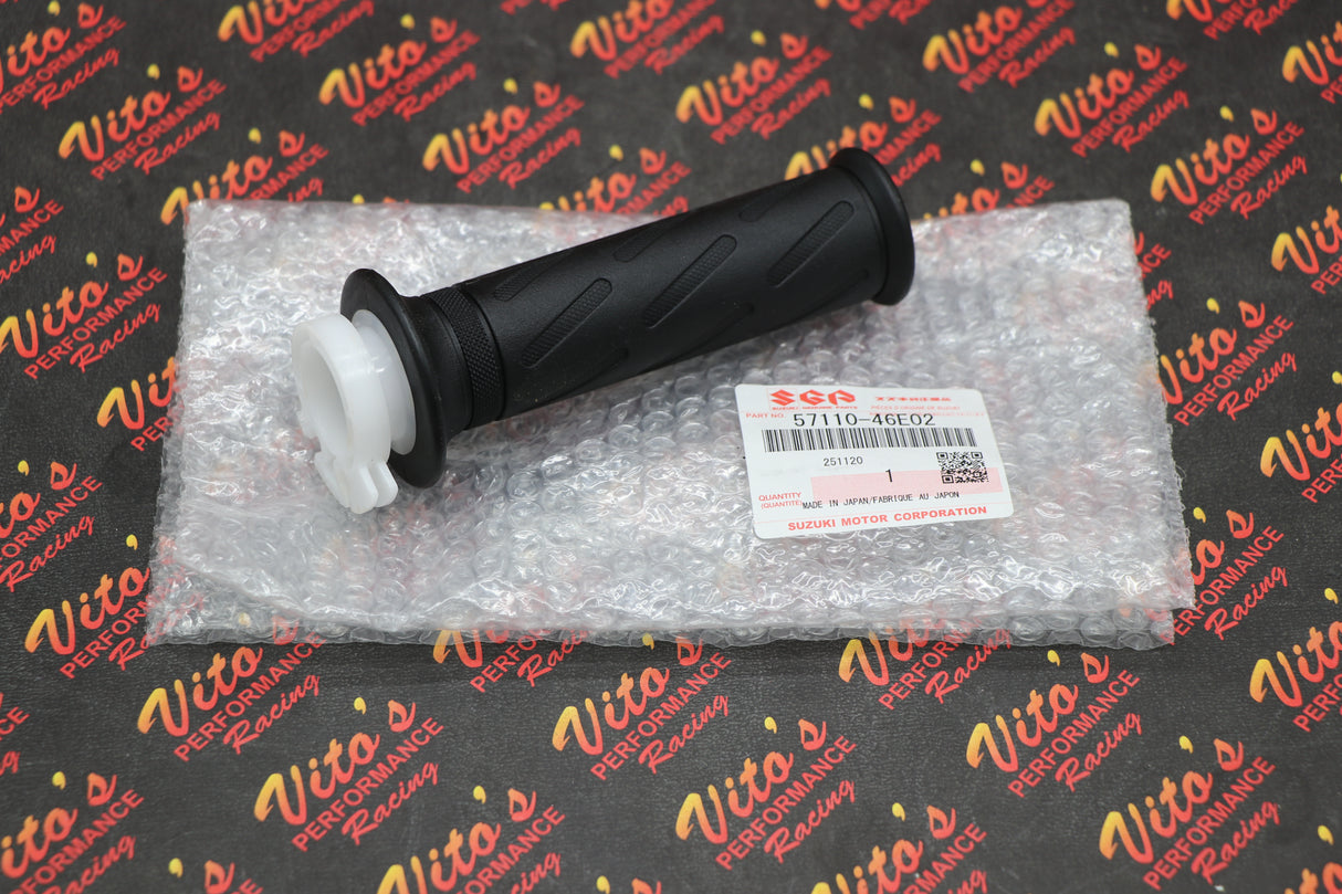 SUZUKI OEM GRIP & THROTTLE TUBE SET GSXR 600 750 1000 HAYABUSA TWIST RIGHT