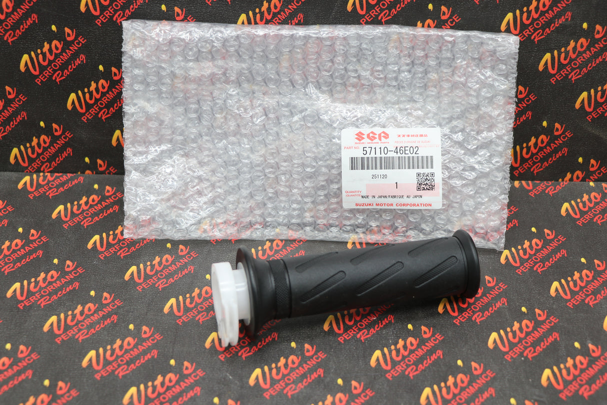 SUZUKI OEM GRIP & THROTTLE TUBE SET GSXR 600 750 1000 HAYABUSA TWIST RIGHT