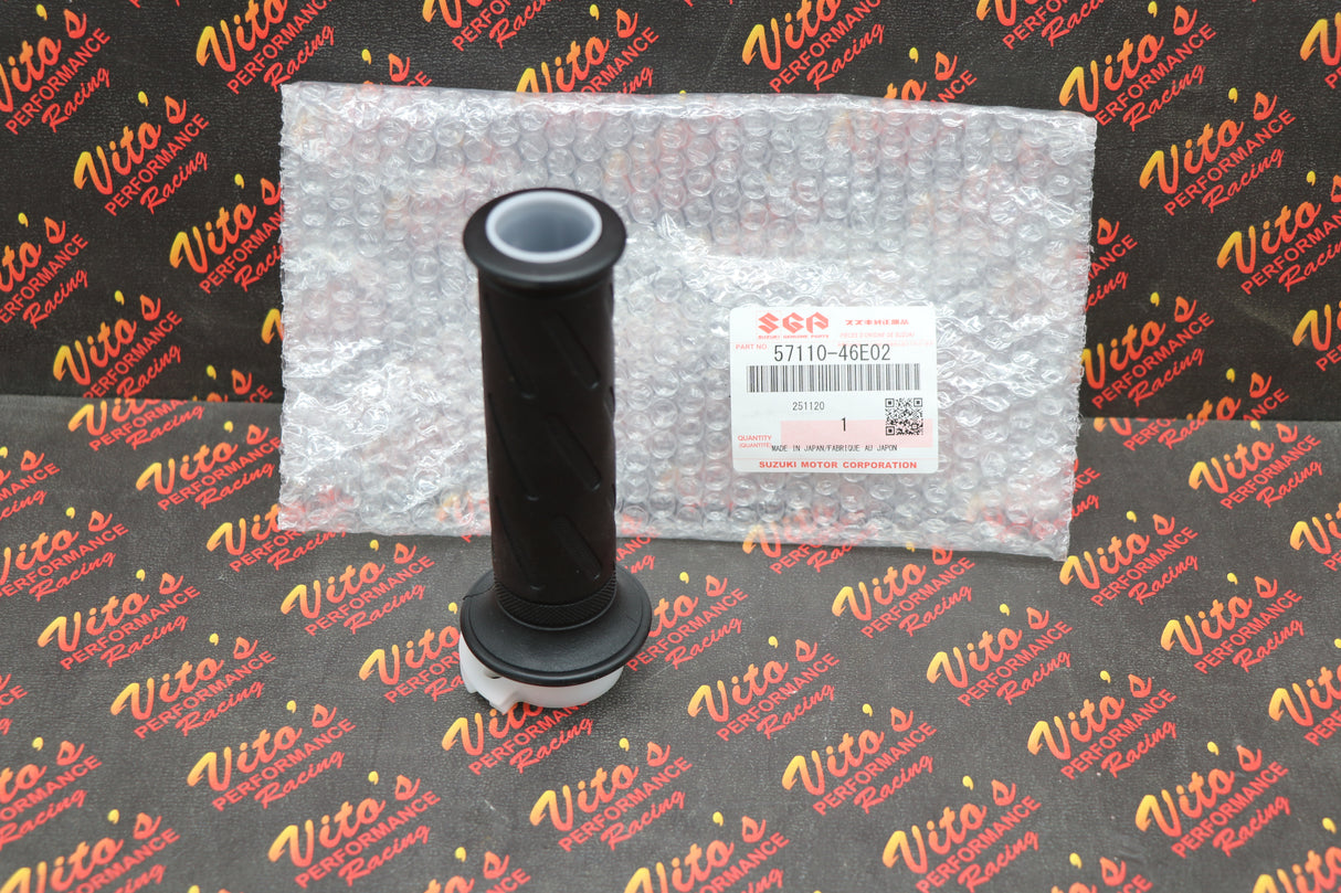 SUZUKI OEM GRIP & THROTTLE TUBE SET GSXR 600 750 1000 HAYABUSA TWIST RIGHT
