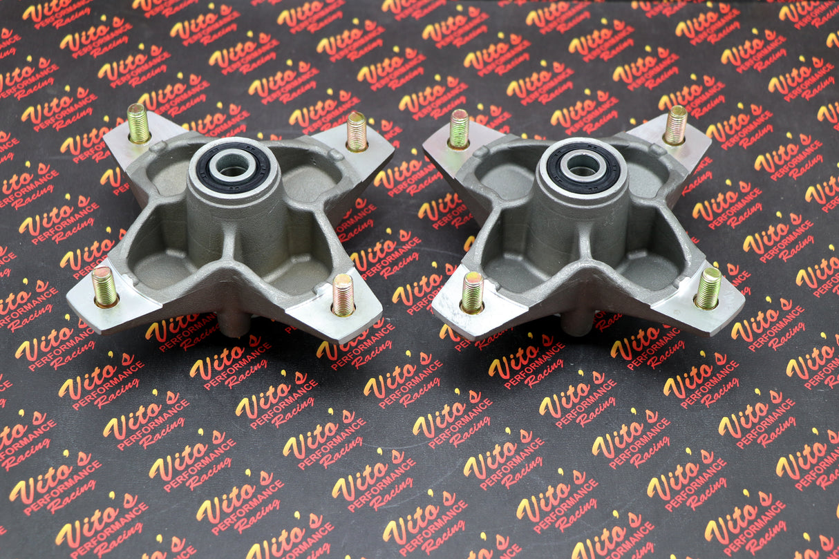 2 x NEW front hubs + studs + seals + bearings Yamaha Banshee Warrior Blaster 1
