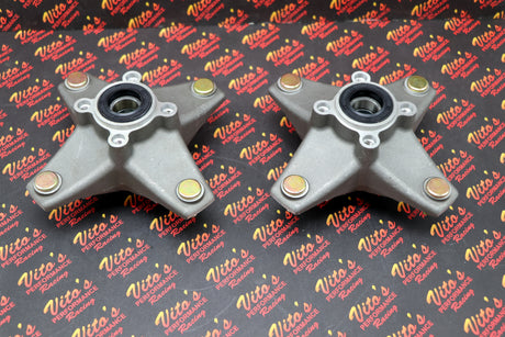 2 x NEW front hubs + studs + seals + bearings Yamaha Banshee Warrior Blaster 3