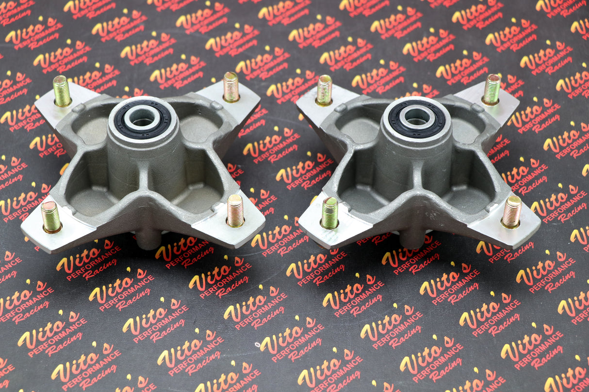 2 x NEW front hubs + studs + seals + bearings Yamaha Banshee Warrior Blaster 5