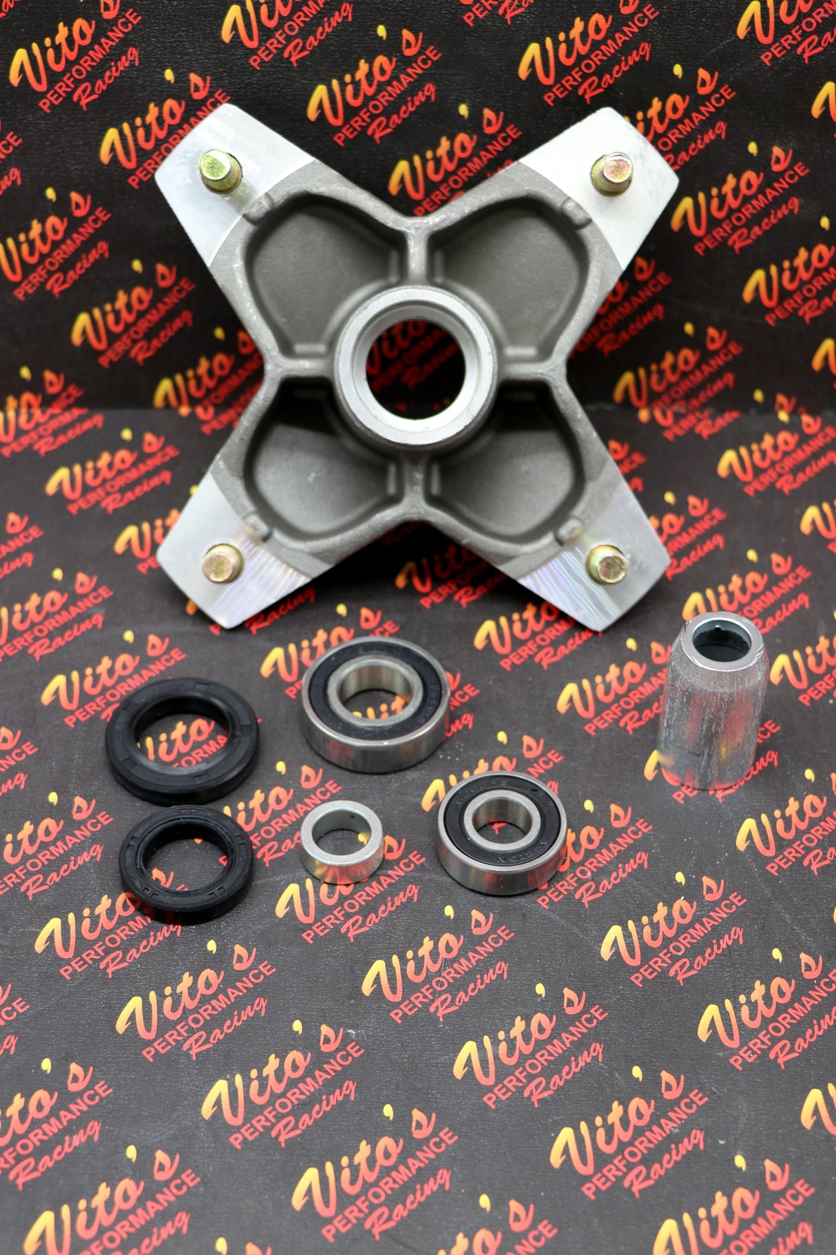 2 x NEW front hubs + studs + seals + bearings Yamaha Banshee Warrior Blaster 9