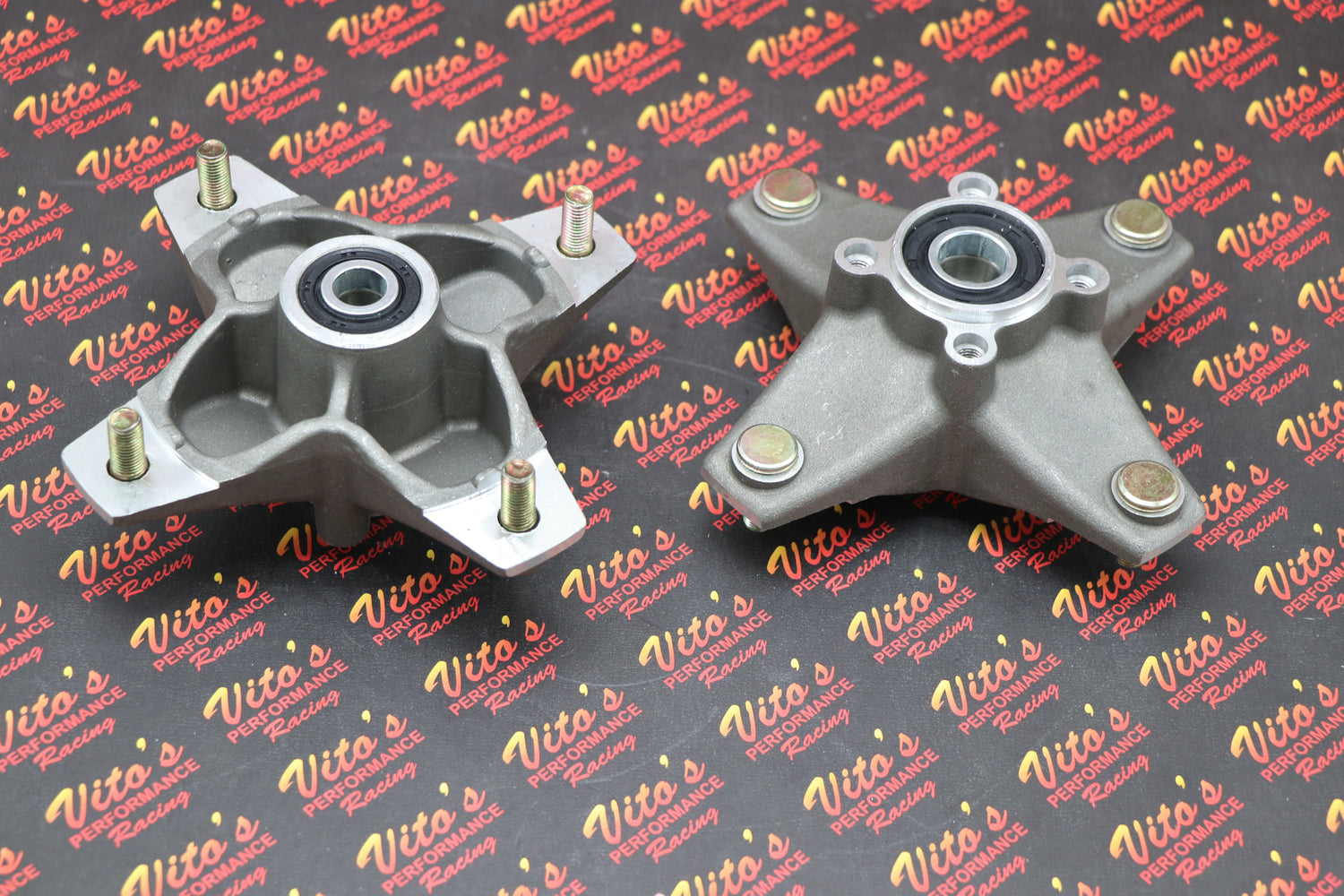 2 x NEW front hubs + studs seals bearings Yamaha Raptor 700 660 YFZ450 YFZ450r 4