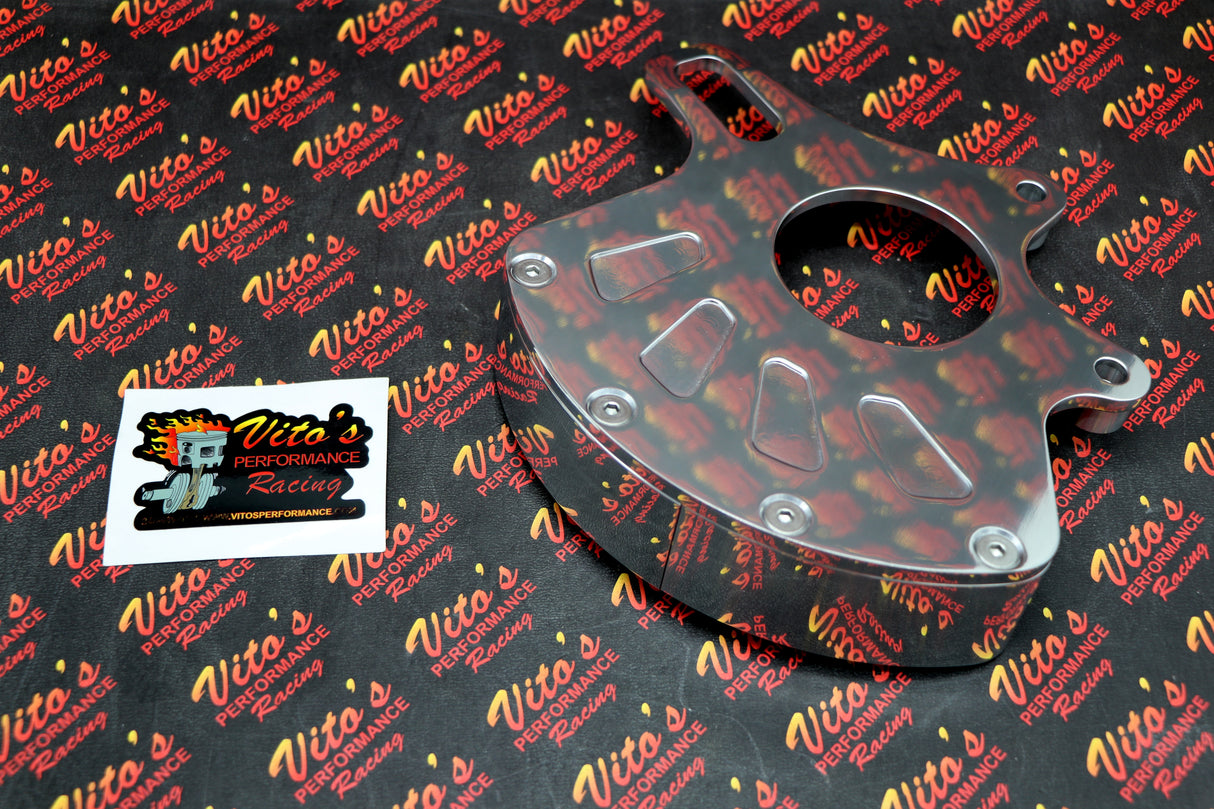 Rear Brake Rotor guard protector Yamaha 2006-2025 Raptor 700 700r POLISHED