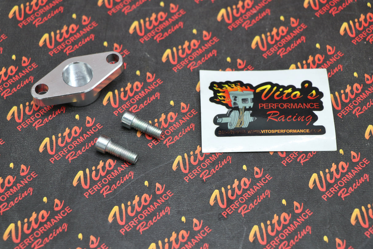 Vito's Rear Parking Brake Block Off Plate Billet Aluminum Banshee Raptor + Bolts