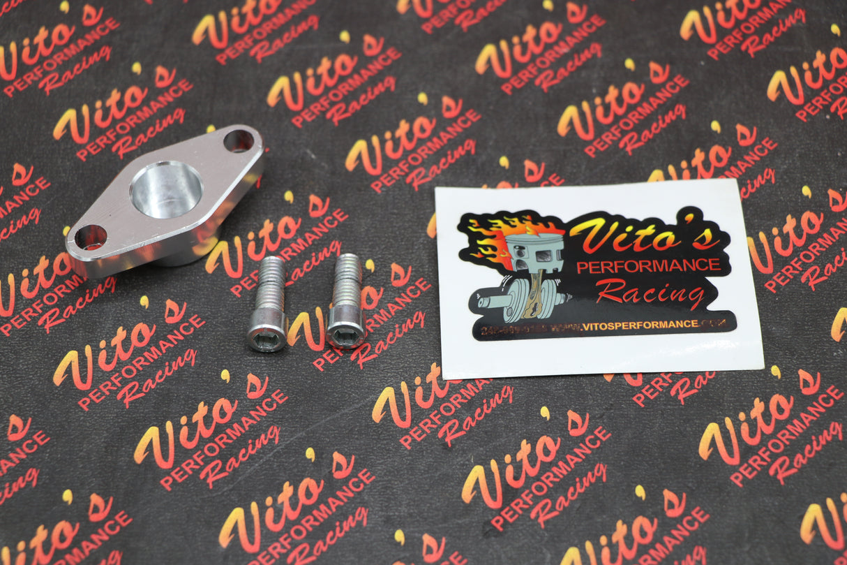 Vito's Rear Parking Brake Block Off Plate Billet Aluminum Banshee Raptor + Bolts