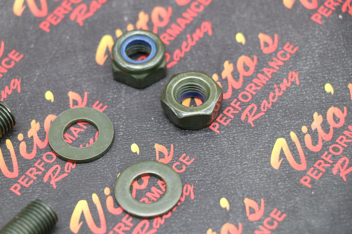 2 X Vito's Lower A-Arm Bolt Washer Nut Banshee Yfz450 Raptor 700 Blaster