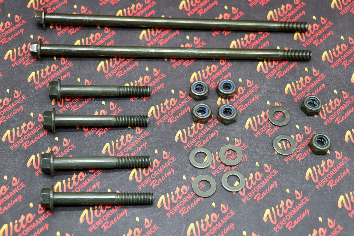 Vito's upper + lower a-arm bolt kit - washer nut bolts Banshee Raptor 700 YFZ450