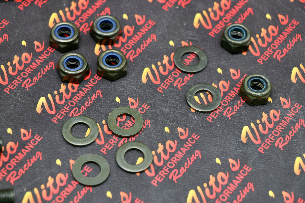 Vito's upper + lower a-arm bolt kit - washer nut bolts Banshee Raptor 700 YFZ450