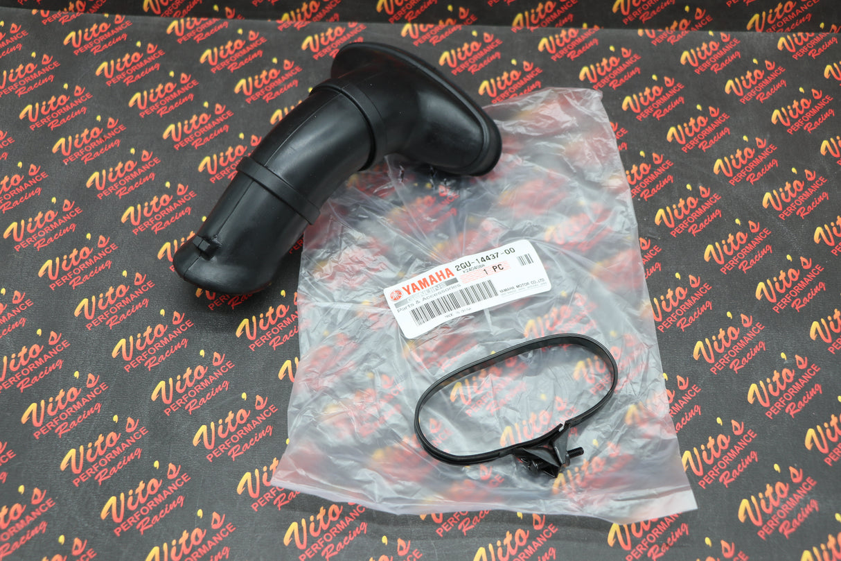 New Snorkel + Clamp Intake Duct For Oem Airbox Lid Yamaha Banshee 1987-2006