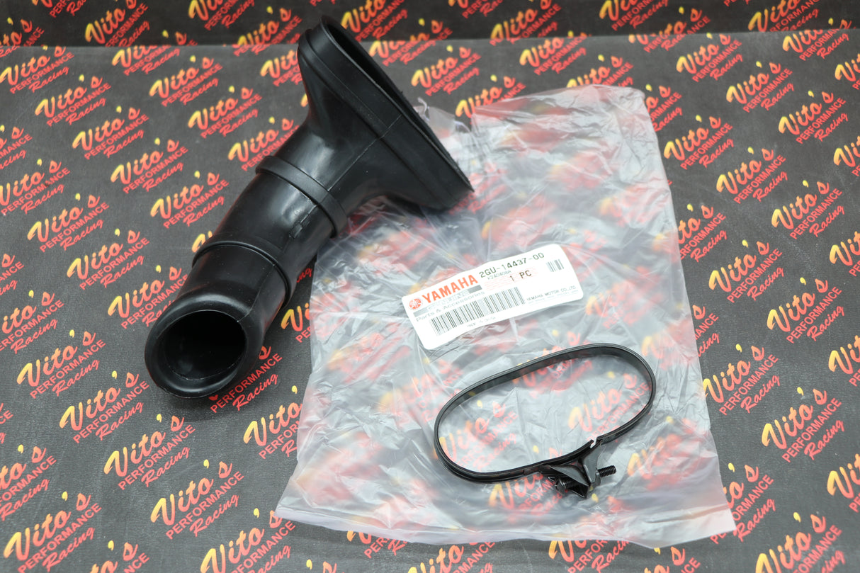 New Snorkel + Clamp Intake Duct For Oem Airbox Lid Yamaha Banshee 1987-2006