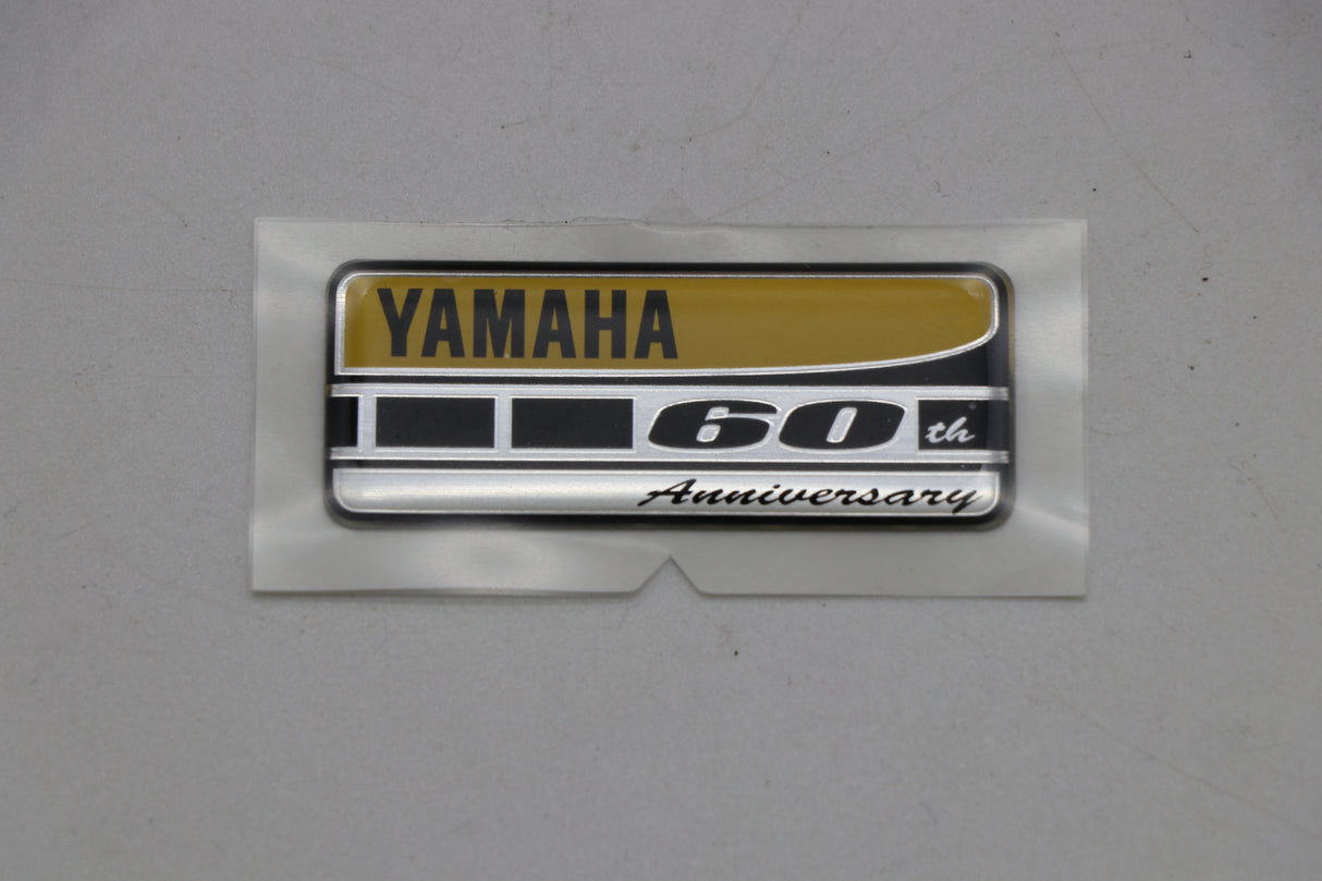 OEM YAMAHA 60TH ANNIVERSARY DOMED DECAL TAG EMBLEM STICKER TRIM 2016