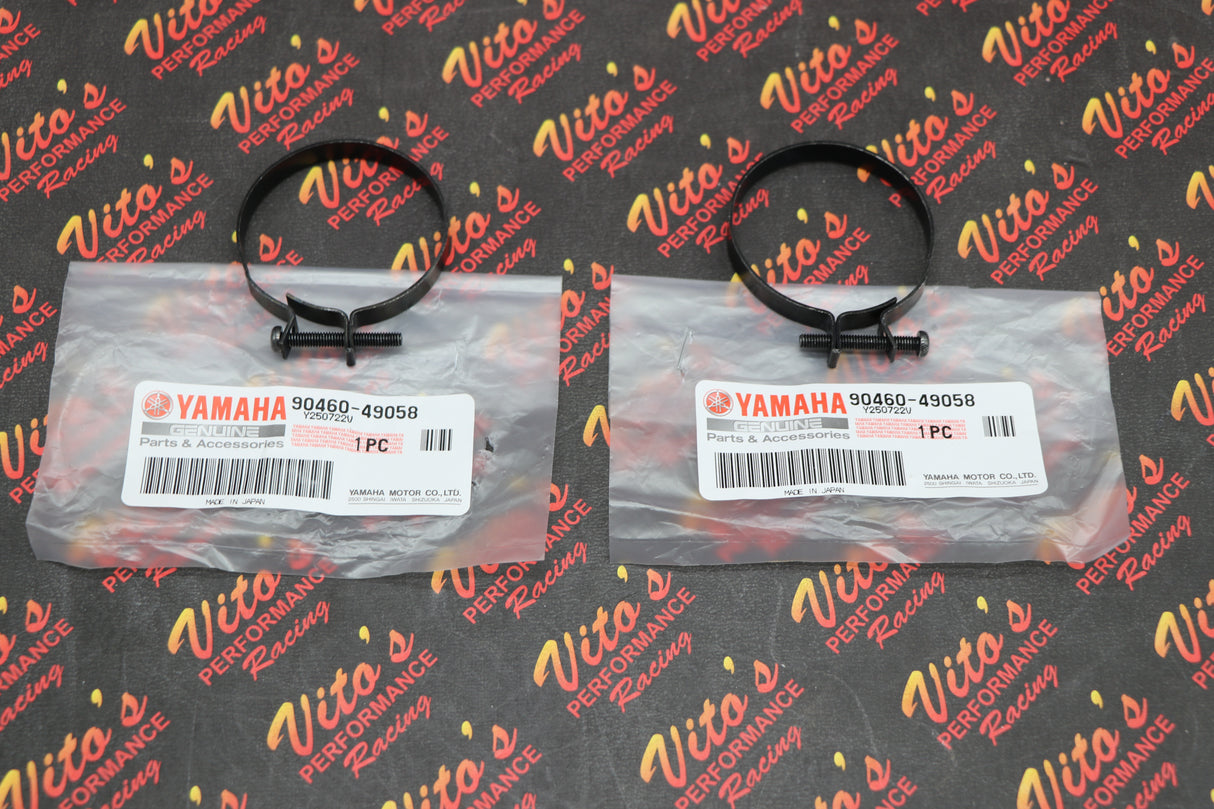 2 x OEM factory clamp for Banshee stock carbs to airbox boot