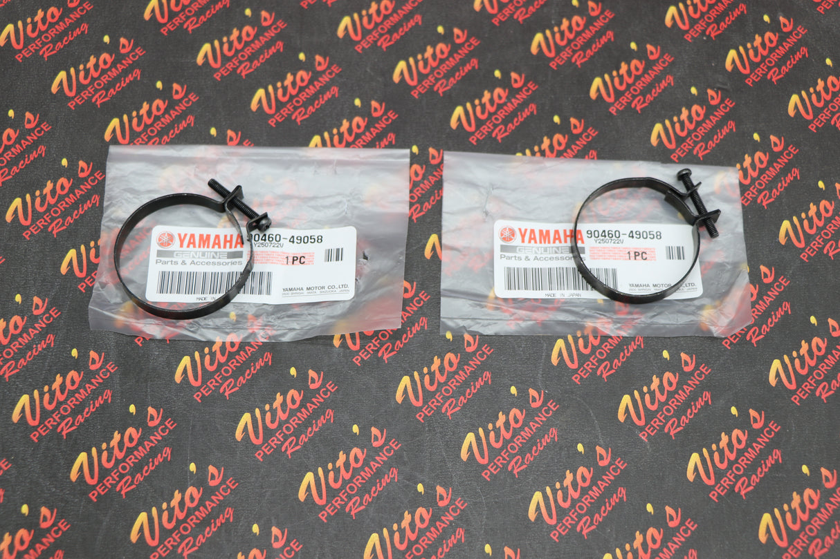 2 x OEM factory clamp for Banshee stock carbs to airbox boot