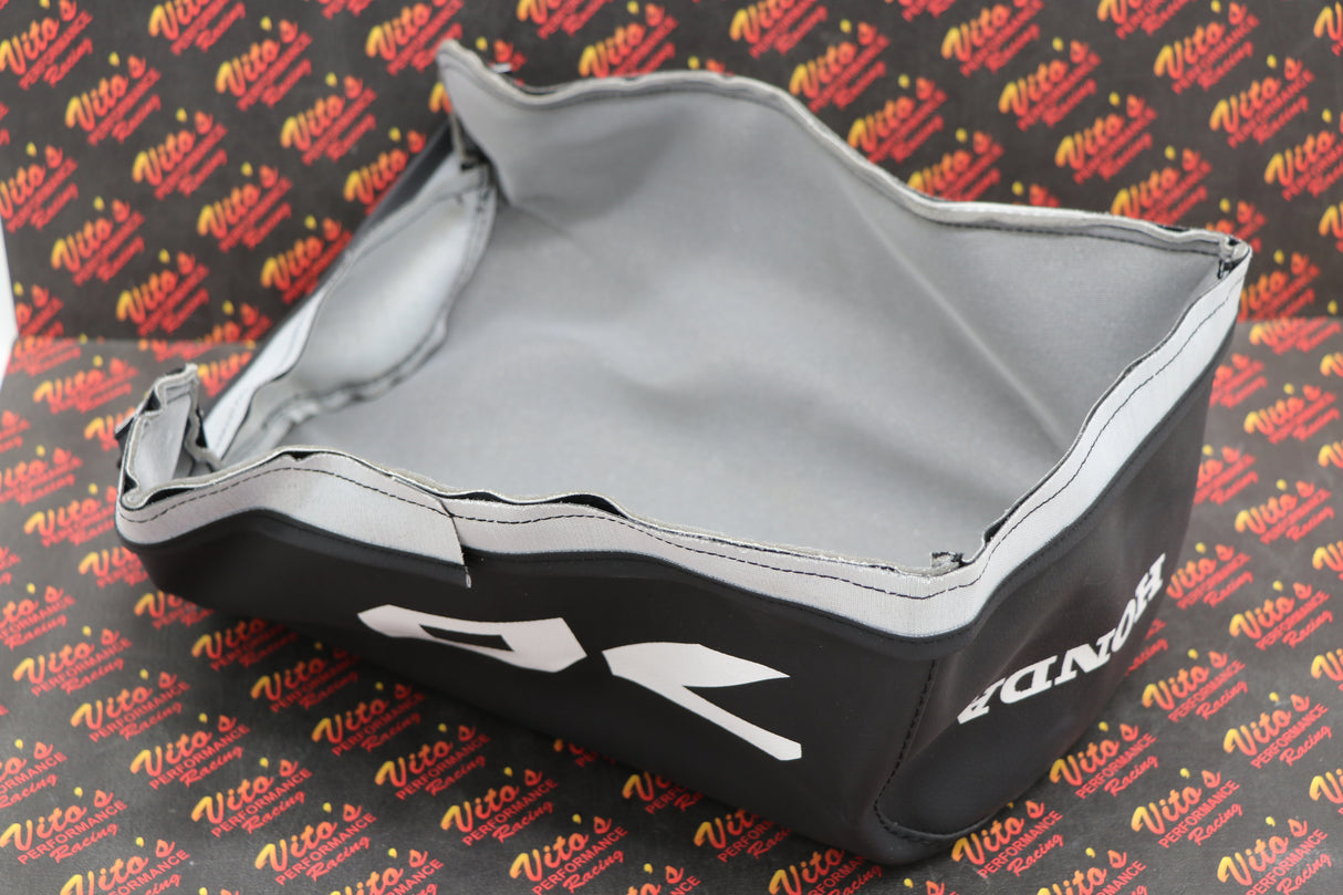 NEW Honda ATC70 seat cover only - fits 1978-1985 ATC 70 BLACK SMOOTH #70 letters