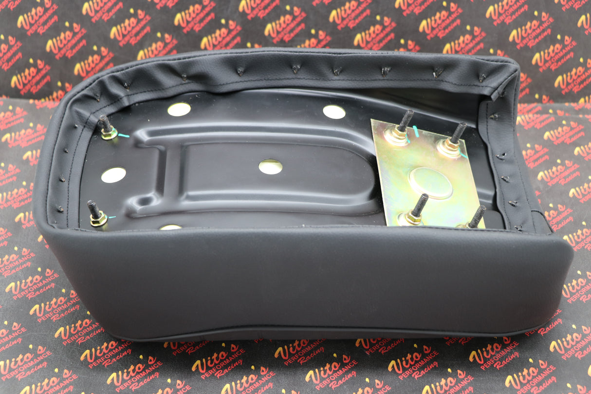 NEW Honda ATC70 seat complete - fits 1978-1985 ATC 70 BLACK PLEAT