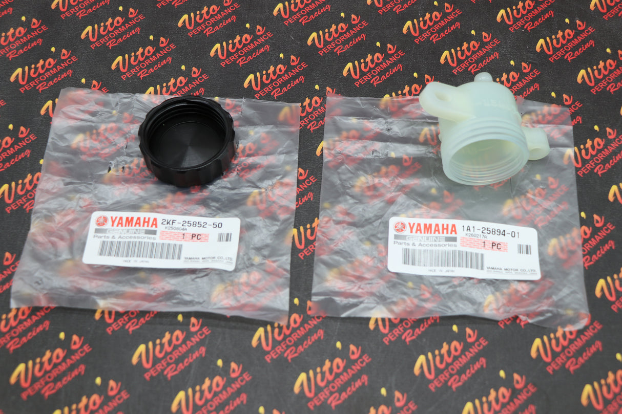 NEW OEM rear brake master cylinder reservoir + cap Factory Yamaha Banshee