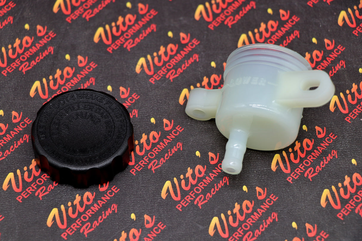 NEW OEM rear brake master cylinder reservoir + cap Factory Yamaha Banshee