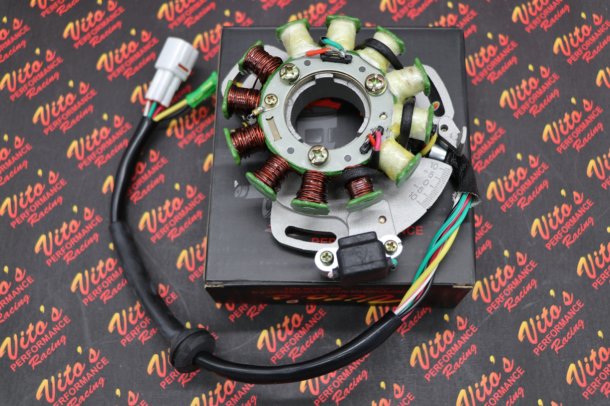 NEW Yamaha Banshee stator with +/-10 aluminum adjustable timing plate 1995-2006 3