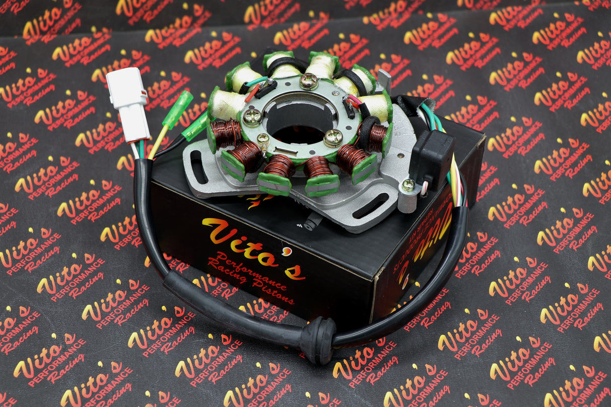 NEW Yamaha Banshee stator with +/-10 aluminum adjustable timing plate 1995-2006 2