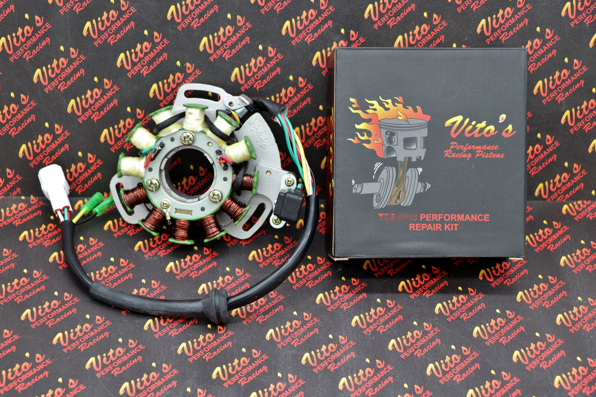 NEW Yamaha Banshee stator with +/-10 aluminum adjustable timing plate 1995-2006 1