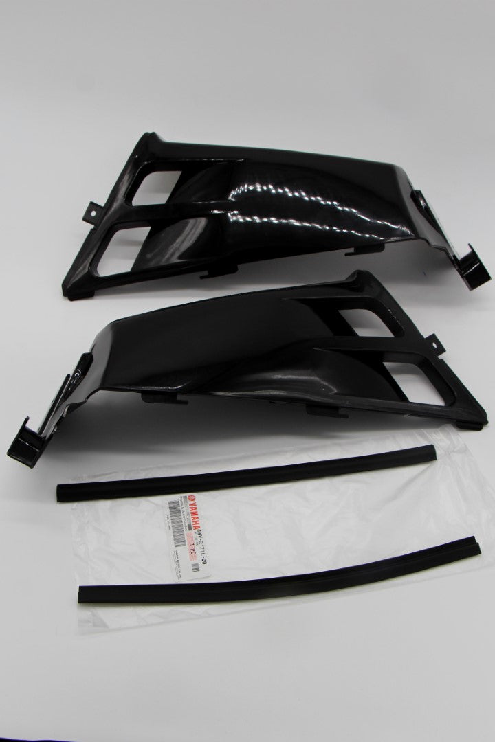 NEW Vito's Yamaha Banshee gas tank side covers plastic wrap 1987-2006 BLACK