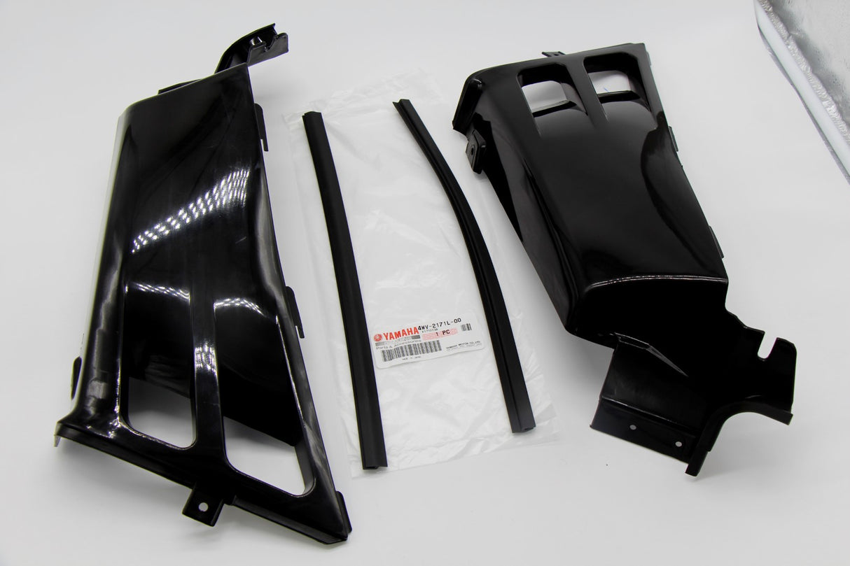 NEW Vito's Yamaha Banshee gas tank side covers plastic wrap 1987-2006 BLACK