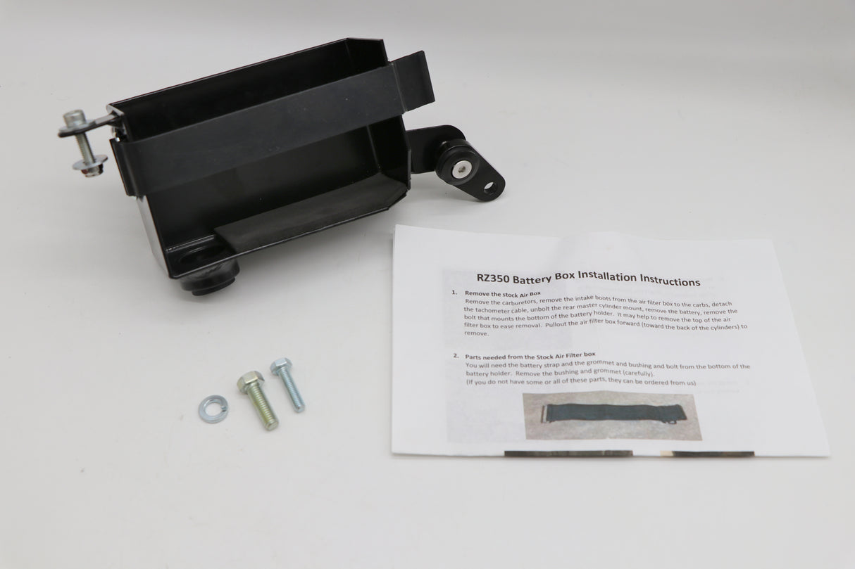 RZ-350 BATTERY BOX KIT for airbox delete by Toomey Designs + accessories