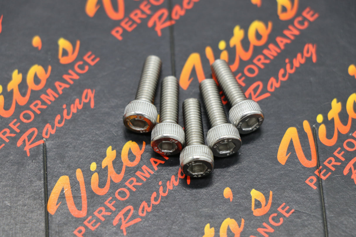 5 x BANSHEE THUMB THROTTLE BOLTS stainless steel allen head screws top + bottom