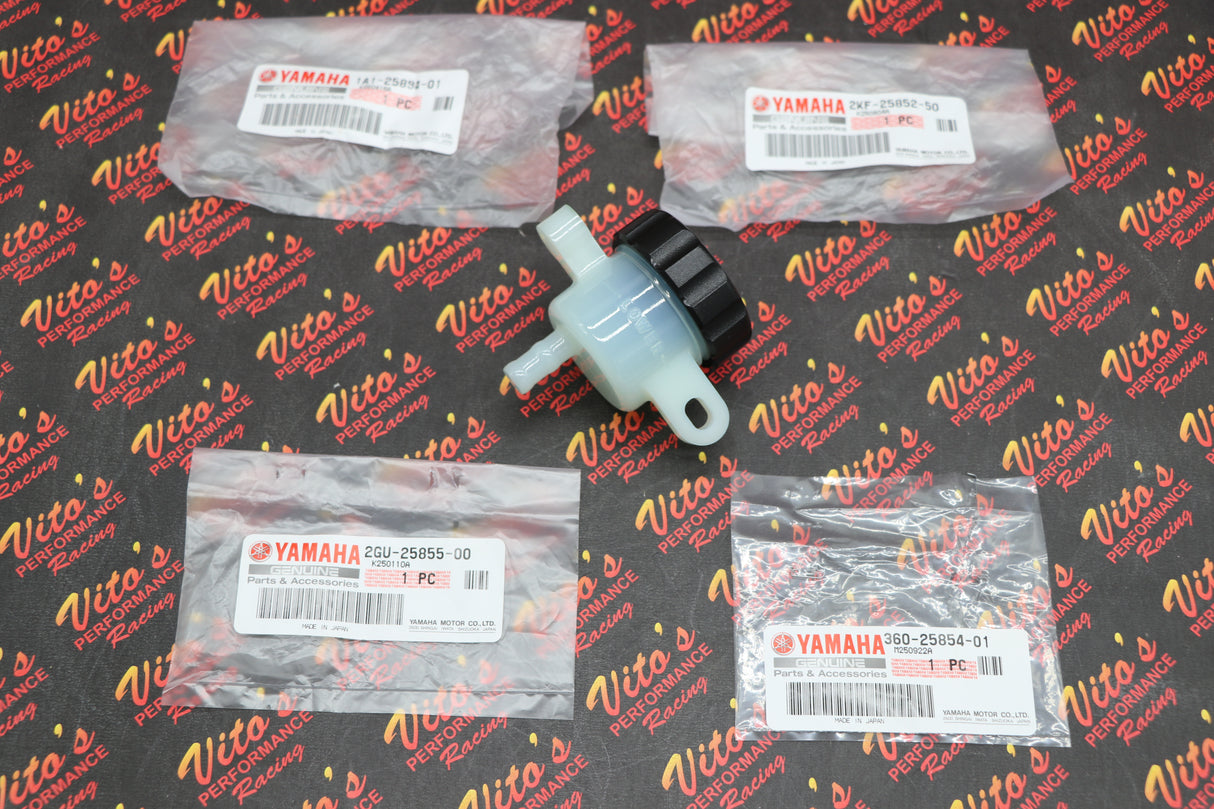 OEM Yamaha Banshee Rear Brake Master Cylinder + Cap + Diaphragm + bushing KIT
