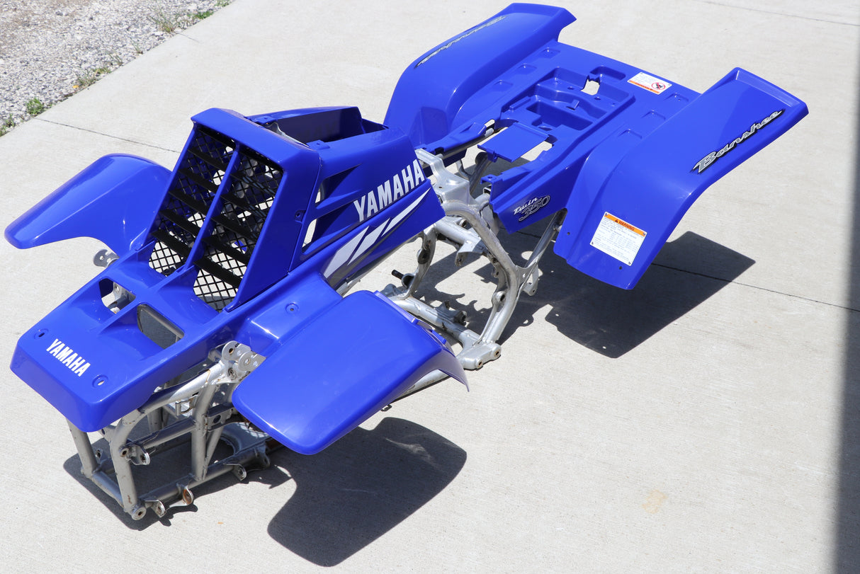 Yamaha Banshee Fenders + Gas Tank Plastic + Rad Cover Grill + Graphics Blue 2003