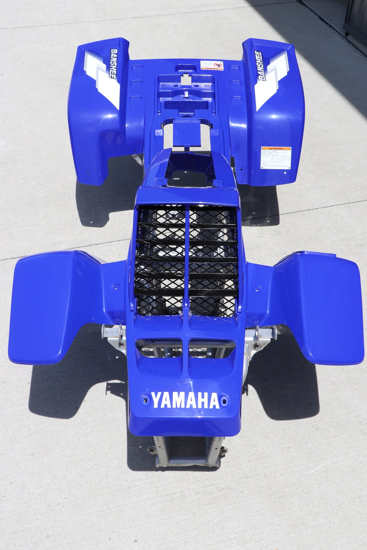 Yamaha Banshee Fenders + Gas Tank Plastic + Rad Cover Grill + Graphics Blue 2000