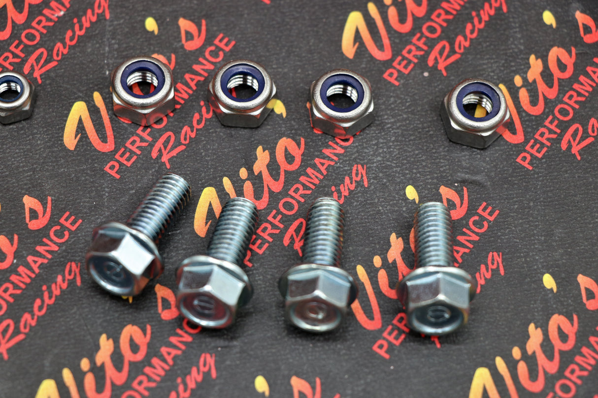 12 piece HARDWARE INSTALL BOLT KIT skidplate + skid plate guide Yamaha Banshee