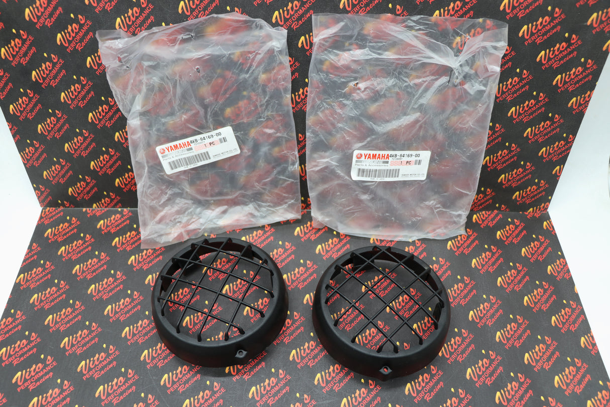 NEW grills headlight guard covers OEM factory Yamaha Banshee Warrior 2000-2006 2