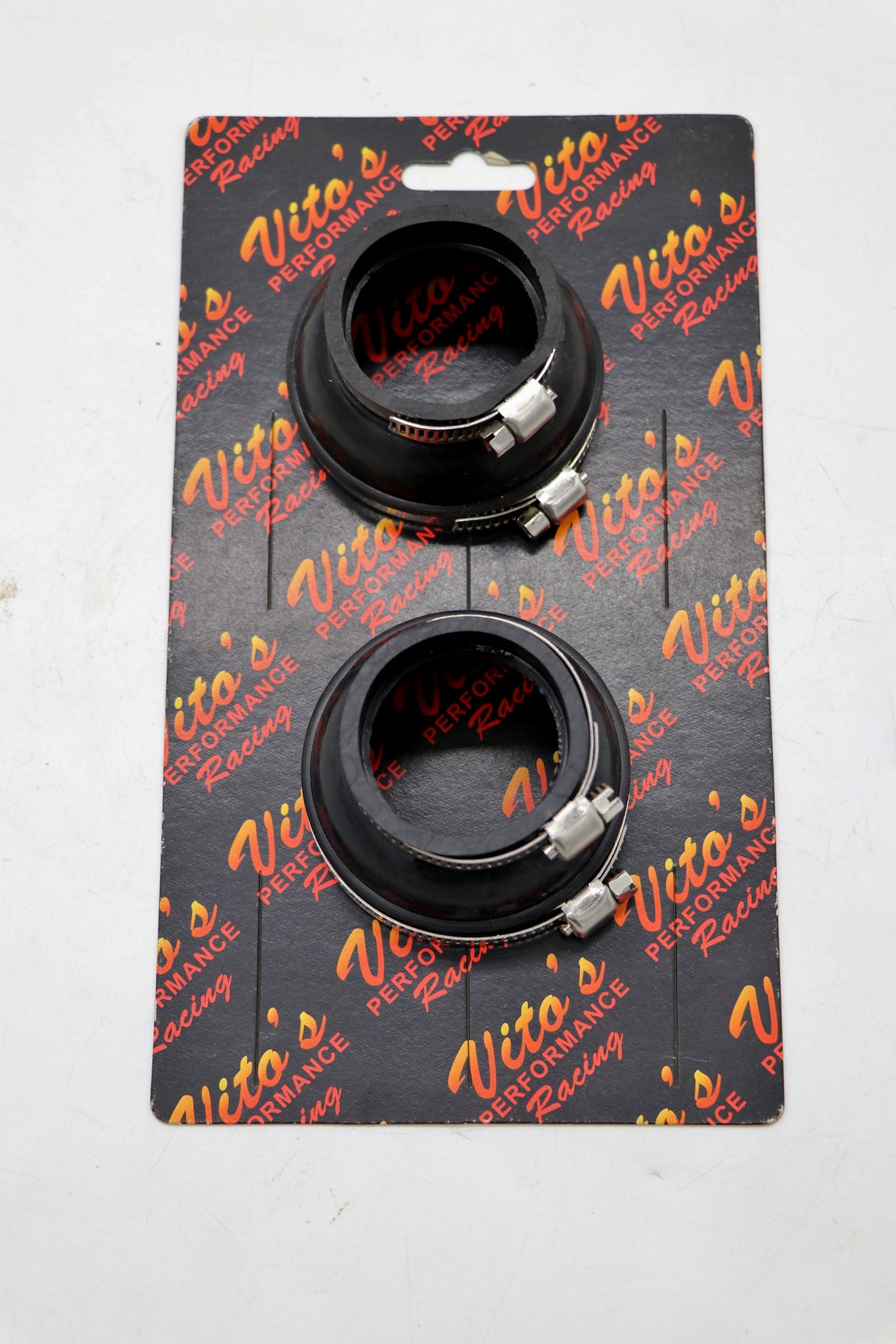 2 x NEW rubber intake boots factory airbox + 4 clamps Yamaha Banshee 1987-2006 2