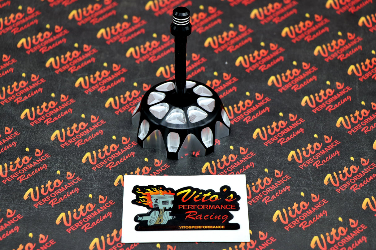 Vito's Performance aluminum GAS CAP Yamaha Raptor 700 700R BLACK