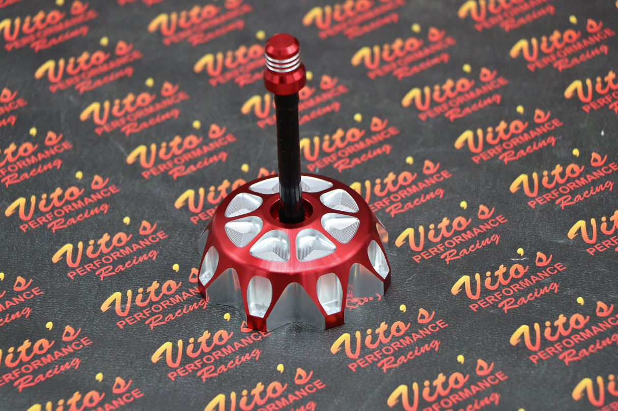 Vito's Performance aluminum GAS CAP Yamaha Raptor 700 700R RED