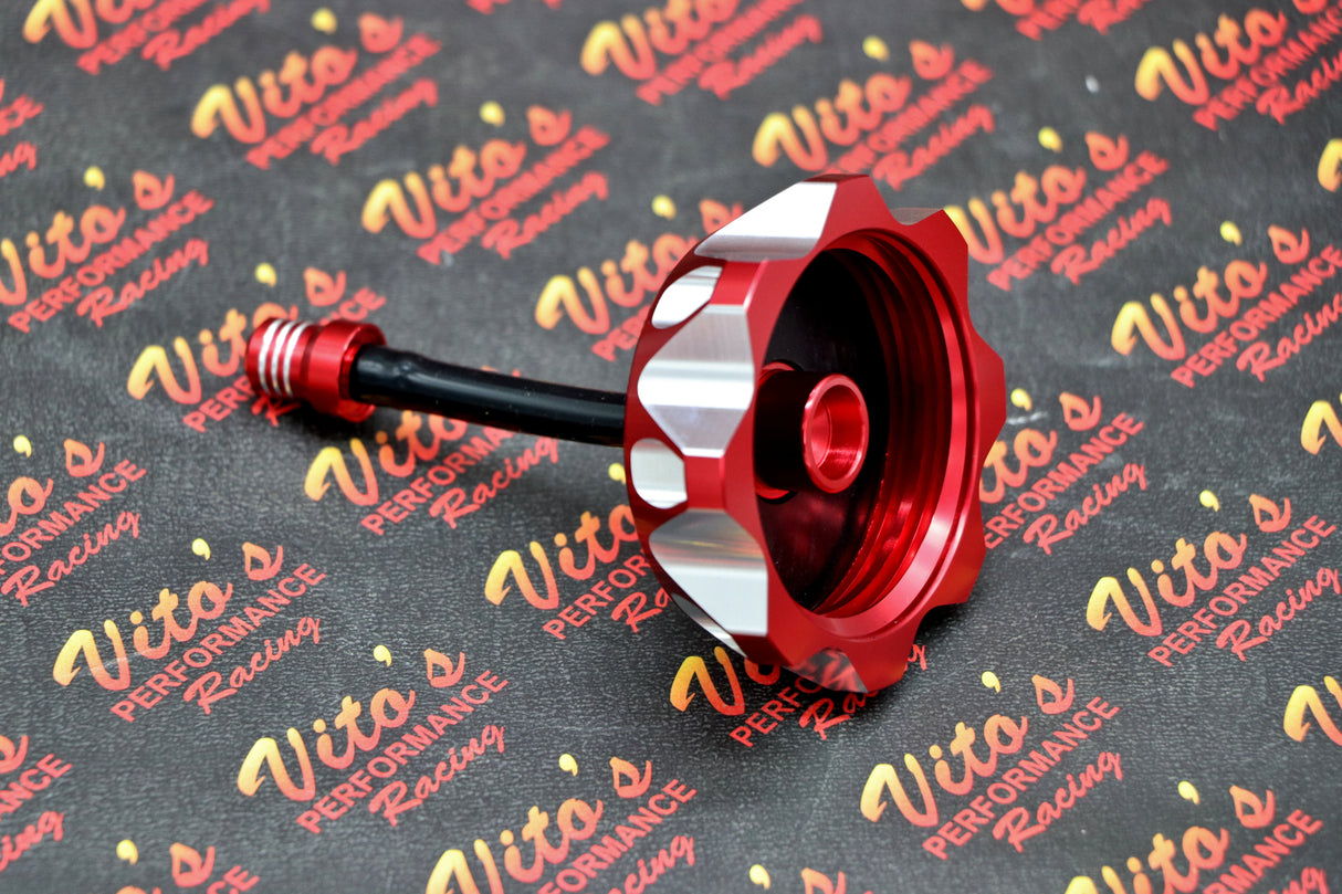 Vito's Performance aluminum GAS CAP Yamaha Raptor 700 700R RED