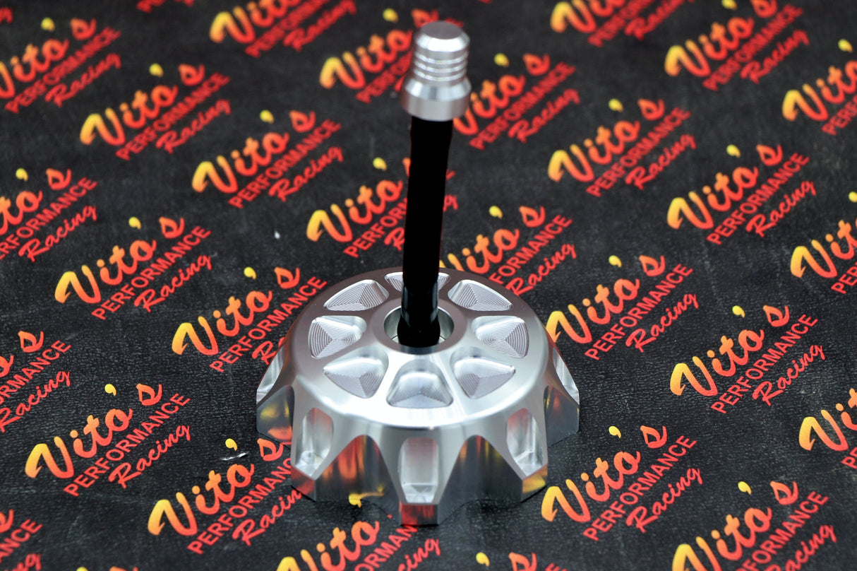 Vito's Performance aluminum GAS CAP Yamaha Raptor 700 700R SILVER