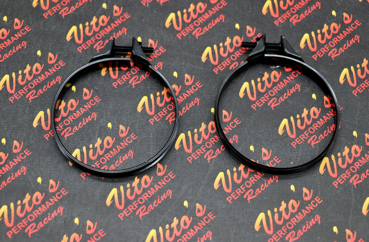 2 x LARGE CLAMPS for between airbox & boot Yamaha Banshee Raptor 660