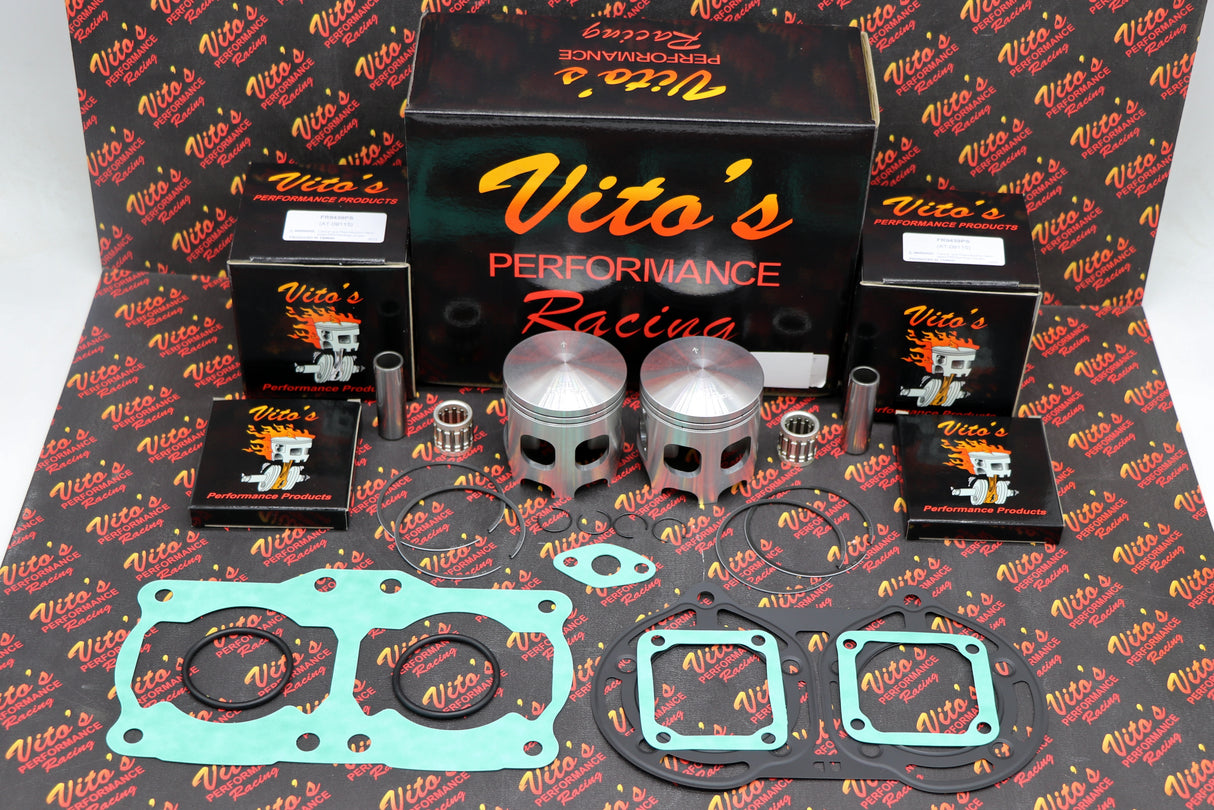 Vito's POWER PRO Banshee FORGED pistons + gasket kit 6hp over OEM 2