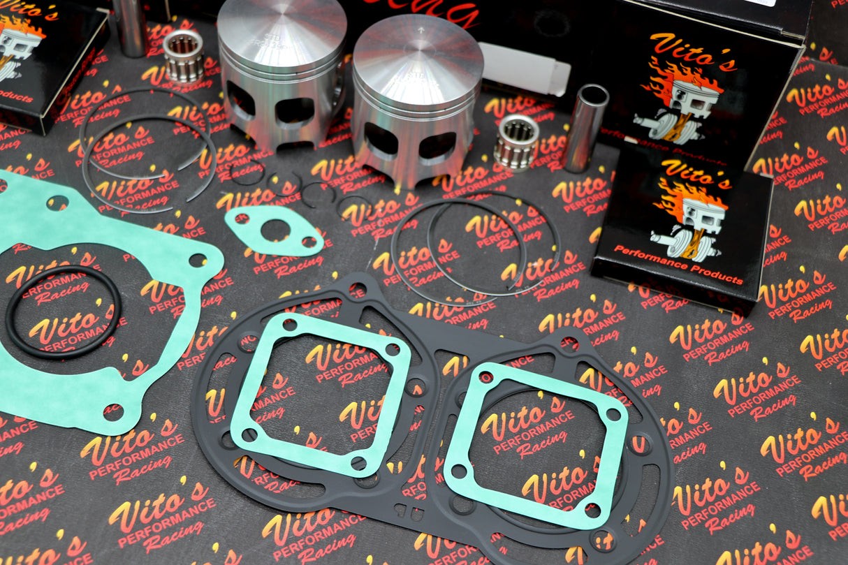 Vito's POWER PRO Banshee FORGED pistons + gasket kit 6hp over OEM 3