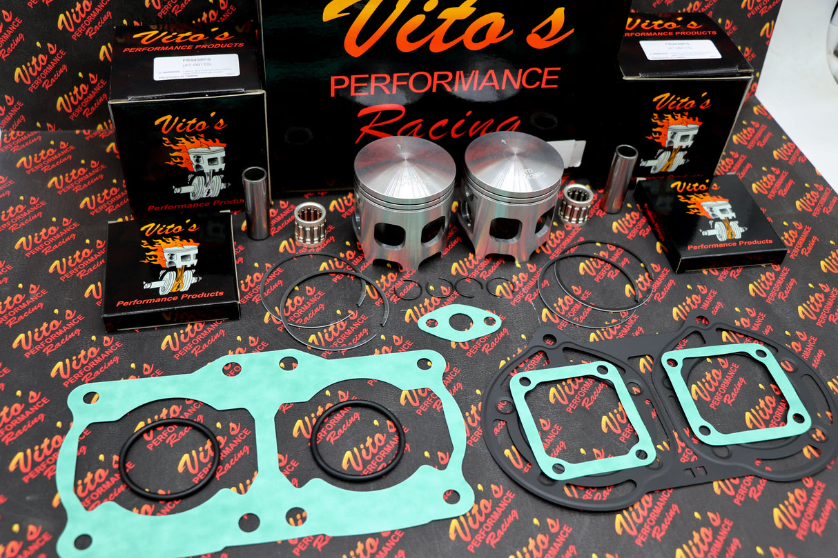 Vito's POWER PRO Banshee FORGED pistons + gasket kit 6hp over OEM 4