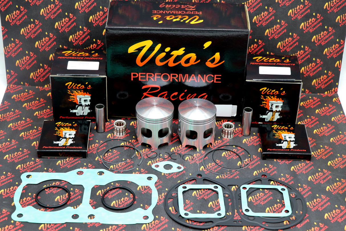 Vito's POWER PRO Banshee FORGED pistons + gasket kit 6hp over OEM 6