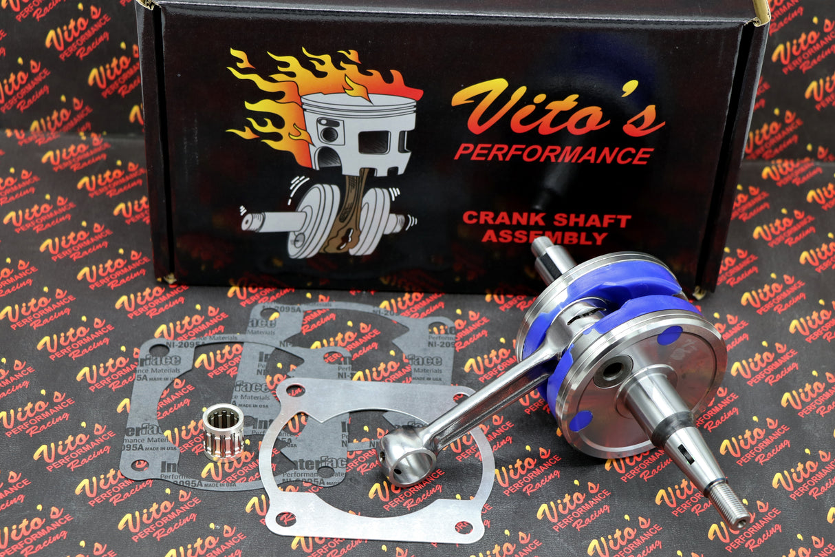 BLASTER Yamaha crank crankshaft VITO'S +3mm STROKER YFS200 + bearings + spacer 1