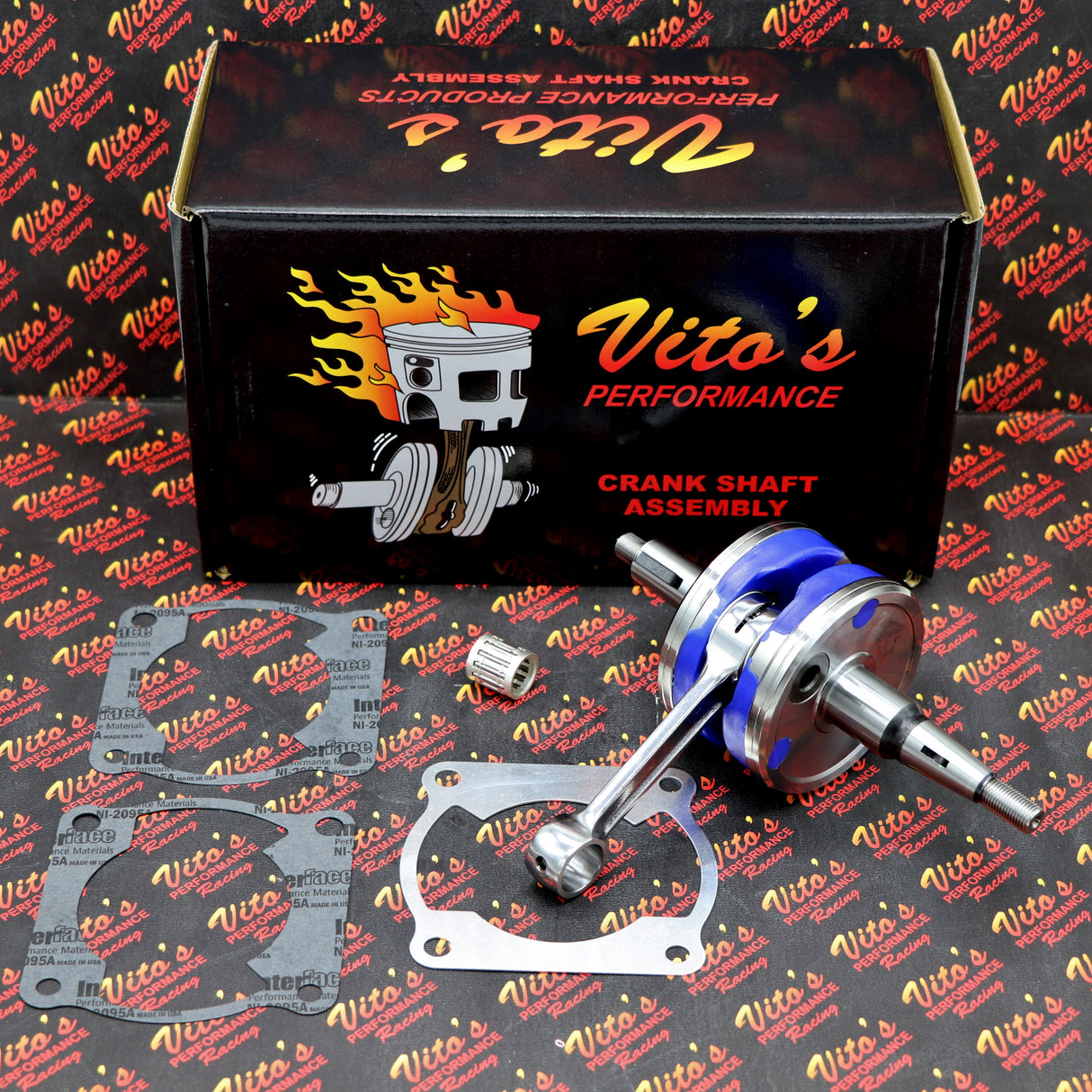 BLASTER Yamaha crank crankshaft VITO'S +3mm STROKER YFS200 + bearings + spacer 2