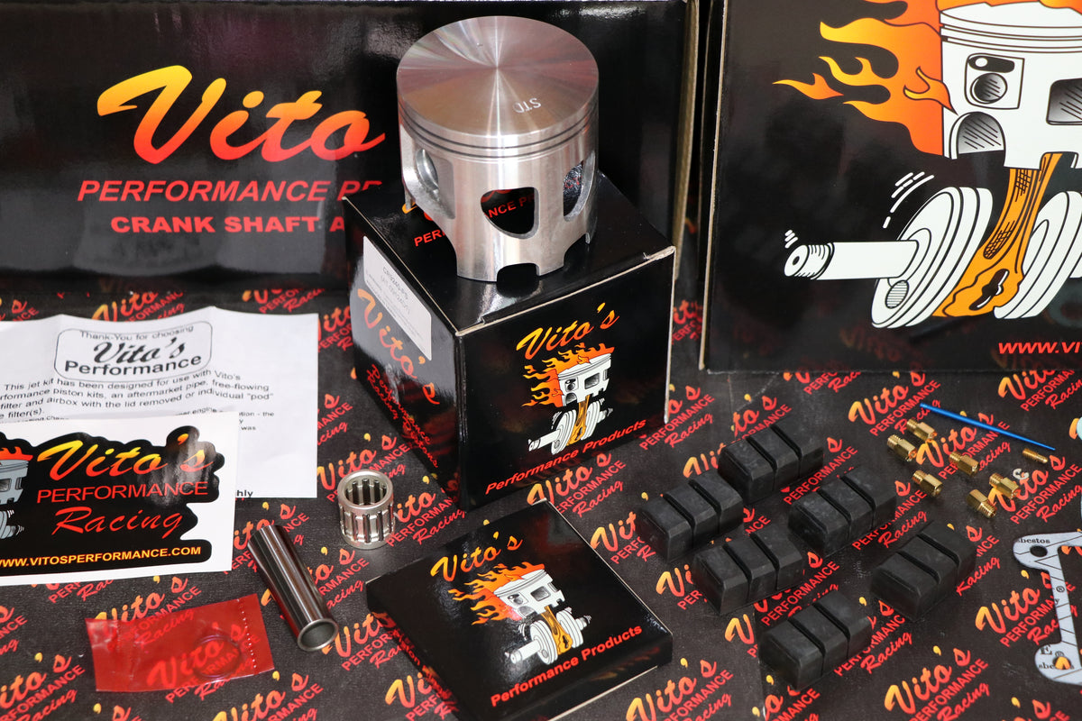 Vito's BLASTER Big Bore 240cc Yamaha 72.00 Cylinder +3mm stroker crank kit