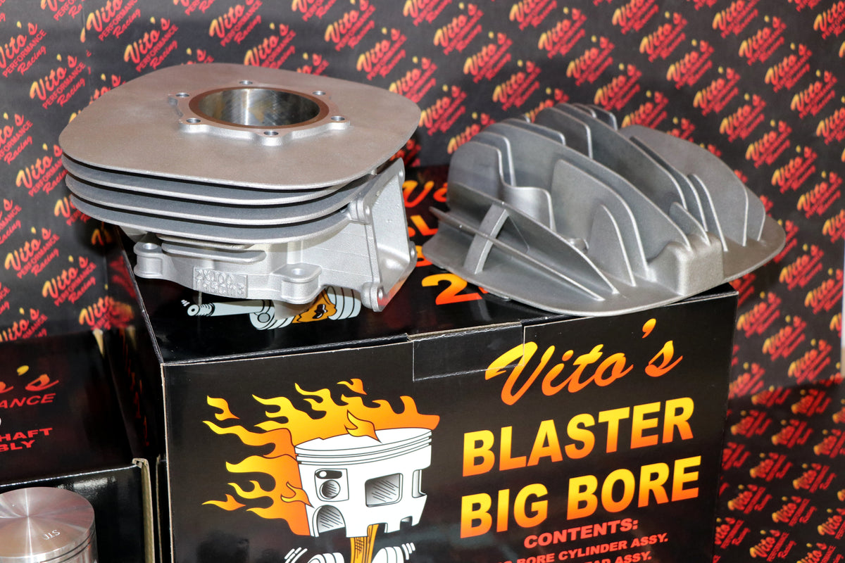 Vito's BLASTER Big Bore 240cc Yamaha 72.00 Cylinder +3mm stroker crank kit